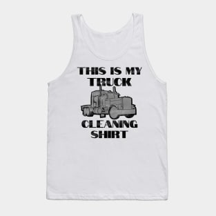 Truck Cleaning and Driver Gift Road Cowboy Highway Tank Top